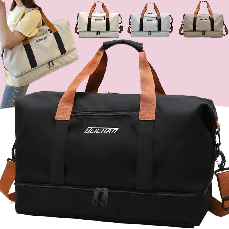 This Men's and Women's Handbag Can Be Carried by Hand or over the Shoulder, and Is Suitable for Both Travel and Daily Use
