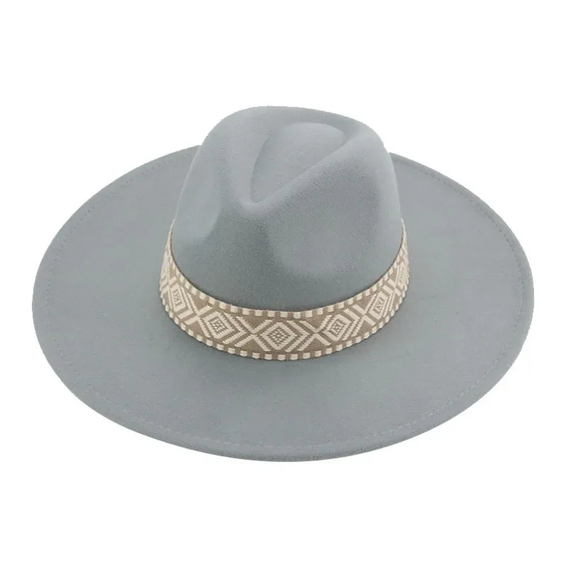 Hat Hats for Women Fedoras Men Caps Male Autumn Winter Solid Winter Hat Casual Band Jazz Caps 60cm Big Size Sombreros De Mujer