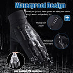 Winter Gloves for Men Women-Waterproof Thermal Glove for Cold Weather,Warm Gloves for Cycling,Snow,Touchscreen Finger