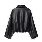 Women's Jacket - New Fall Arrival Women's Fashion Faux Leather Pilot Jacket New Arrivals