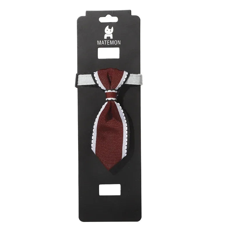 Pet Collar Pet Tie Adjustable Cat Dog Collars Pet Collar Small Medium Large Dogs With Bells Bow Tie Collar Dog Accessories Soft Oxford Puppy Collar