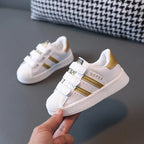 Children Shoes Children's Sneakers Kids Fashion Design White Non-slip Casual Shoes Boys Girls Hook Breathable Sneakers Toddler Outdoor Shoes