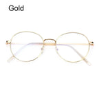 Anti-Blue Light Glasses for Women Men Classic Metal Frame Eyewear Fashion Office Computer Goggles Blue Rays Blocking Glasses