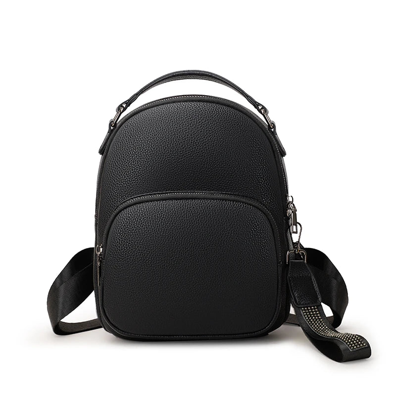 Backpack Women's Bag Fashionable Casual Travel Small School Bag Can Be Carried on One Shoulder