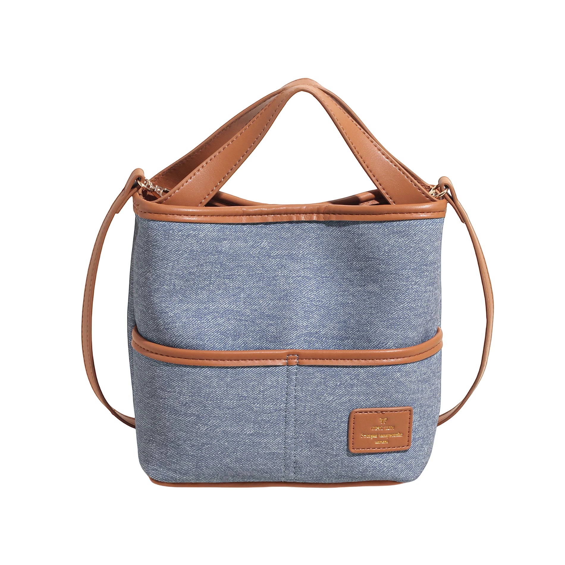 Women handbags. Early autumn senior commuter niche mobile phone slung bag girl 2025 new retro brown bucket bag small handbag