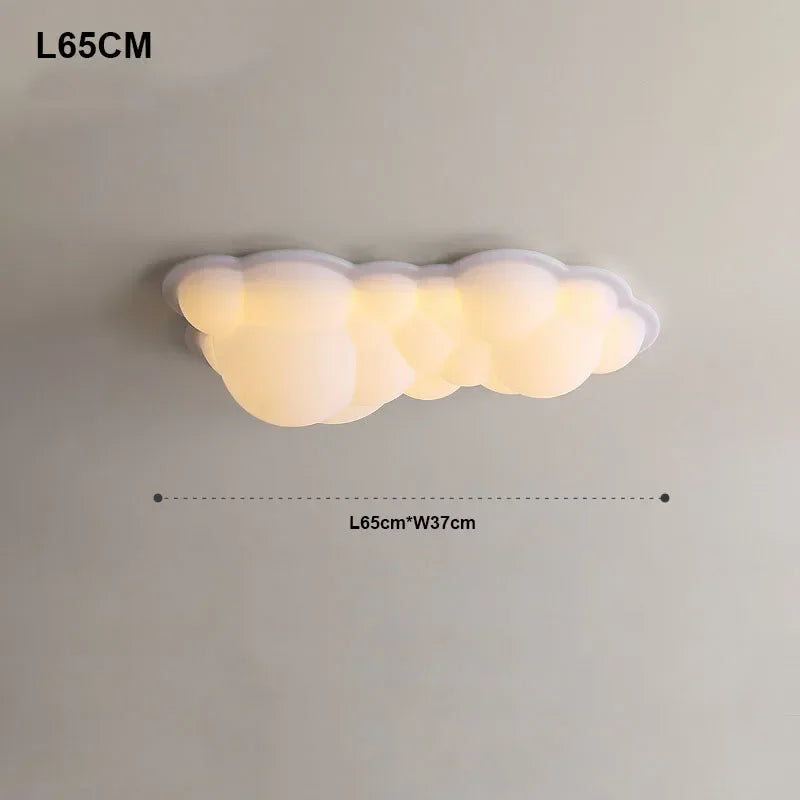 Modern living room pendant light Nordic designer pendant light bedroom dining room decoration cream style ceiling cloud light