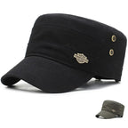 Mens Baseball Cap  Flat Caps  Spring Autumn Tactical Hat Men's Flat Top Cotton Cap Sports Leisure Hats