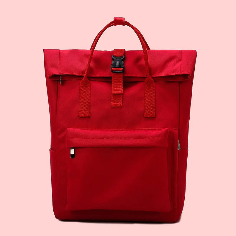 Backpack, Simple Female College Student, Can Hold Computer, Travel, Lightweight 2024 New Style, Large-Capacity Backpack, School