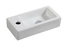 Bathroom Mini Wall-mounted Wash Basin Balcony Ultra-narrow Ceramic Bathroom Sink Family Bedroom Wall-mounted Wash Basin