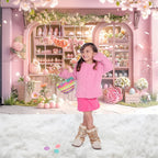 Easter Photography Background Party Decoration Spring Flowers Green Grass Wooden Door Rabbit Bunny Eggs Baby Portrait Photo Prop