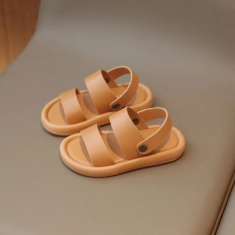 Children Shoes Children's Sandals 2025 Summer New Style Beach Shoes Soft Bottom Boys' Shoes Trendy Casual Wear Ideal for Outdoor Activities