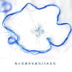 Silk thread intangible materials diy manual flower embroidery embroidery thread color combinations commonly used color pens