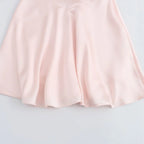 women's dresses 2025 New Fashion Women's Long Dresses Women's Satin Texture Short Dresses