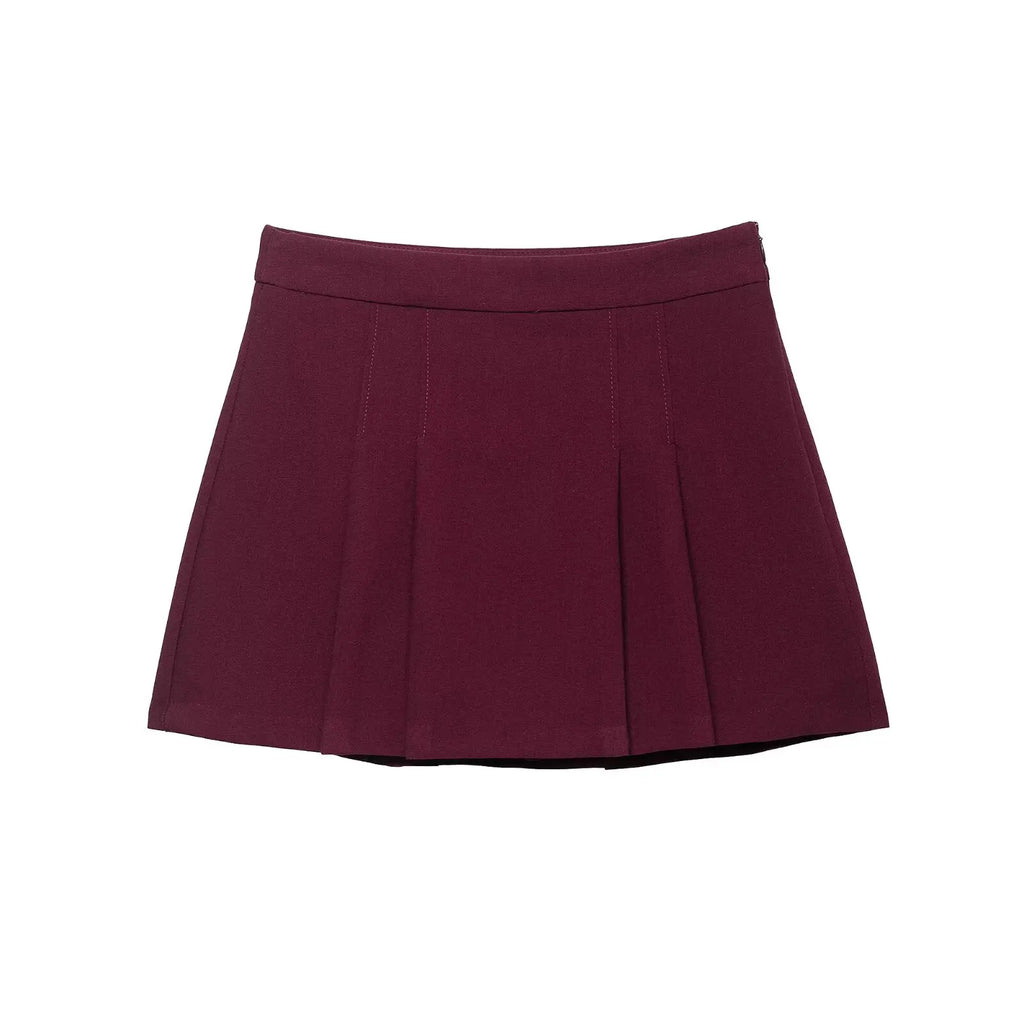 Women's Skirt 2025 New Arrival Fashionable Women's Versatile Pleated Decorative Skirt-Pants
