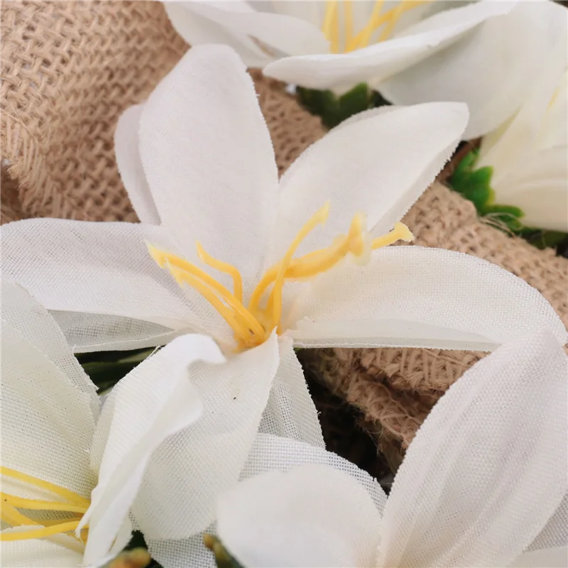 ABKJ-Easter Wreath With Garland, Easter Wreath Decor For Front Door , Artificial Celebration Wreath