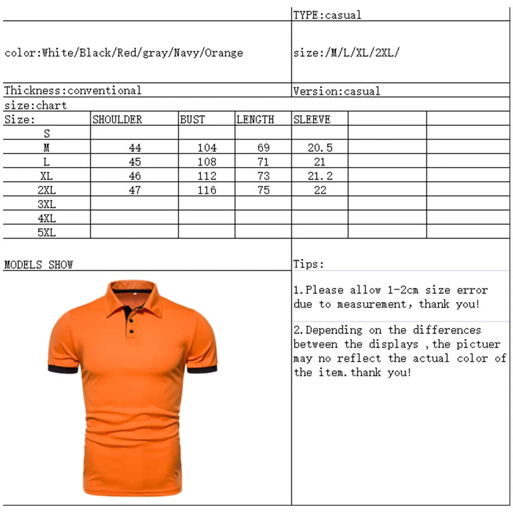 2025 New Mens Polo Shirts Solid Color Short Sleeve Men Polo Shirt Leisure Lapel Man Polo Shirt For Male Tops Shirts