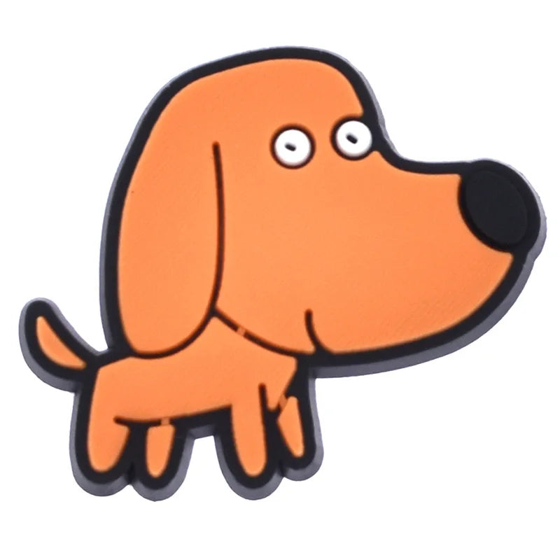 Shoe Charms for Crocs Accessories Dog Pet Badge Women Clogs Buckle Kids Pins Men Decoration Jeans X-mas Gift Shoe Accessories