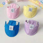 Pet Hat Adjustable Dog Hat with Ear Holes Summer Outdoor Sun Hat for Small Medium Dogs Cats Pet Baseball Cap Photo Props Dog Cat