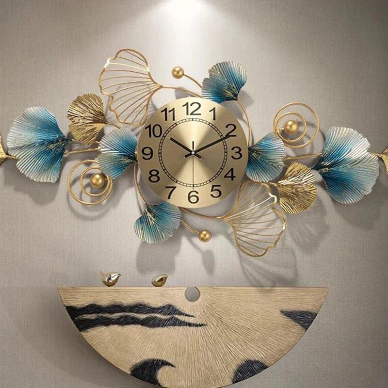 Bathroom Aesthetic Clock Wall Luxury Mechanism Modern Minimalist Modern Luminous Bedrooms Relogio De Parede Home Decoration