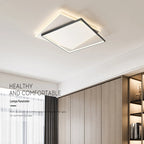 Bedroom Light Modern Minimalist Art Designer Suction Top High-end European Light Luxury Creative Ultra-thin Square Room Light