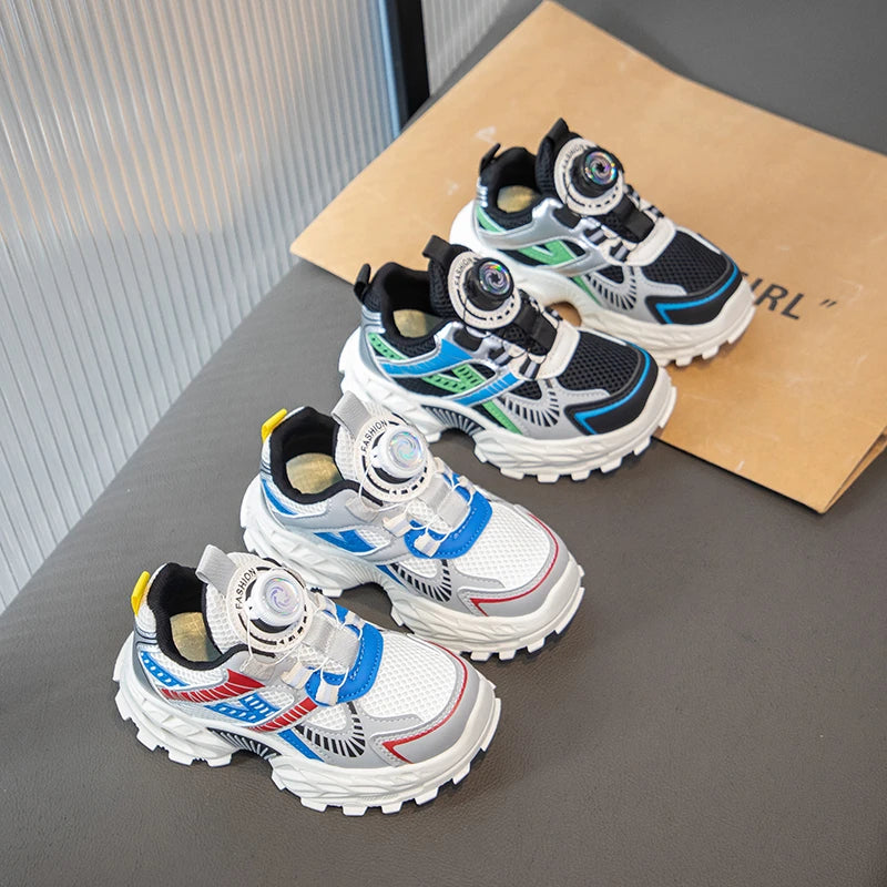 Children Shoes Children's sports shoes 2025 summer new style boys' single net light soled running shoes girls' casual kids shoes