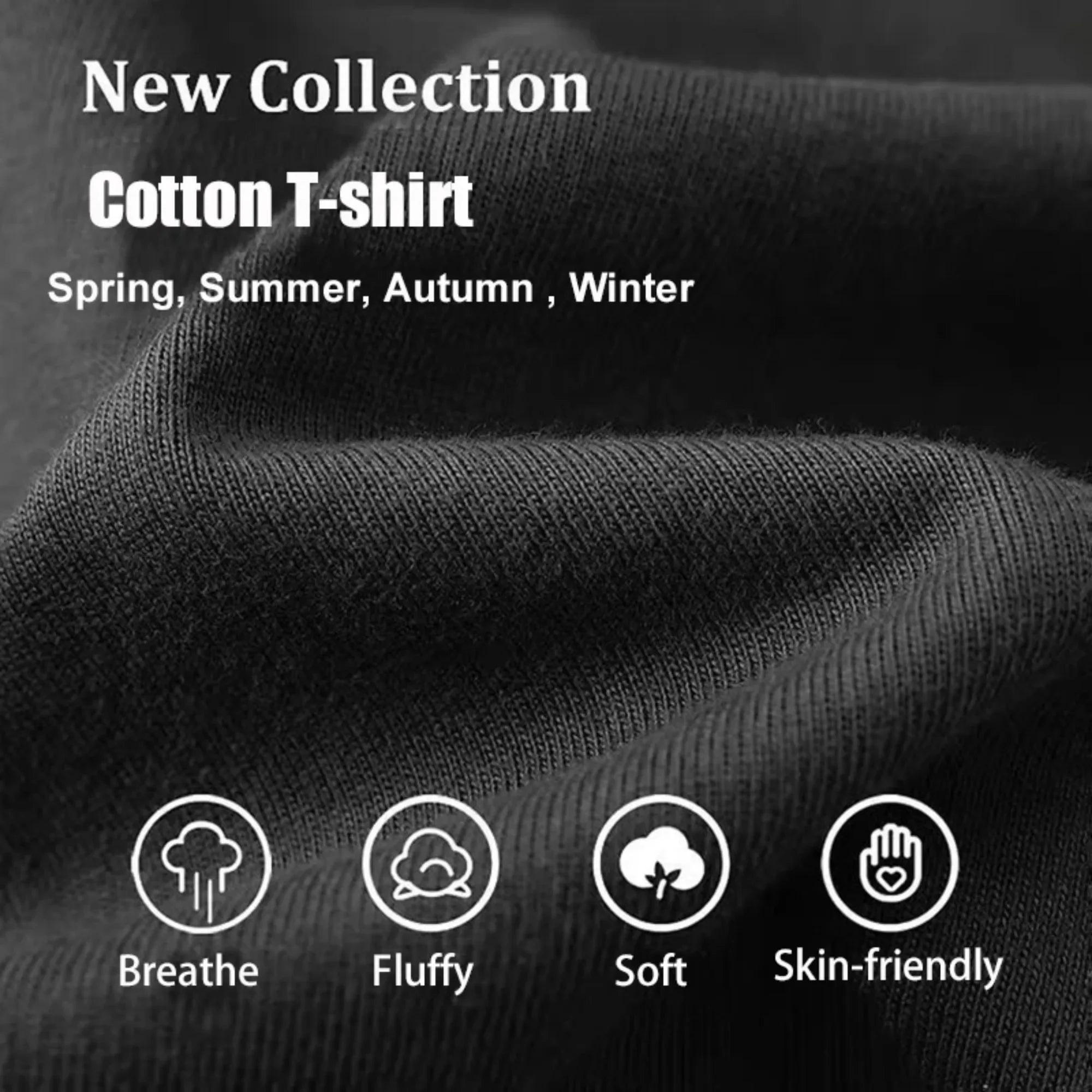 Stand T-Shirt for Men Graphic T Shirts Tops Man Clothes Cotton Men's T-shirts New Shirts and T-shirts Y2K Oversize High Quality