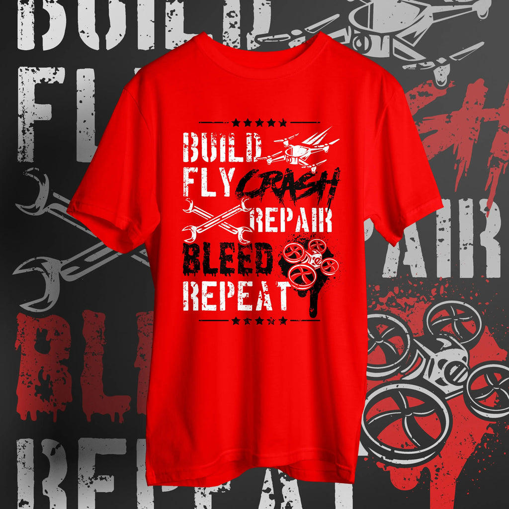 Silk Screen High Quality Men's T-shirt  Premium Solid Material Wrinkle Free A+ materia non shrink Shirts