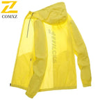 Summer Lightweight Jacket Men's Casual Quick-drying Breathable UV Sunscreen Hooded Coat Men Fishing Ultra-thin Skin Windbreaker