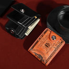 Men's Wallets With 100 US Dollar PatternWallet Male Leather Walet Photo Card HolderFashion Large Capacity Wallet Purse Bag