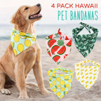 PrimePets Dog Bandanas - Cool & Durable Breathable Polyester Scarves for Summer Fun - Fashionable Accessories