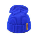 Knitted Hats for Men Women, Skullies Caps, Warmer Bonnet, Casual Cap, Monochromatic, Male and Female, Winter