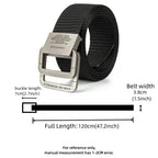 Men Belts Automatic Buckle Metal Webbing Belts for Men Canvas Nylon High Quality Strap Casual Sports Belt