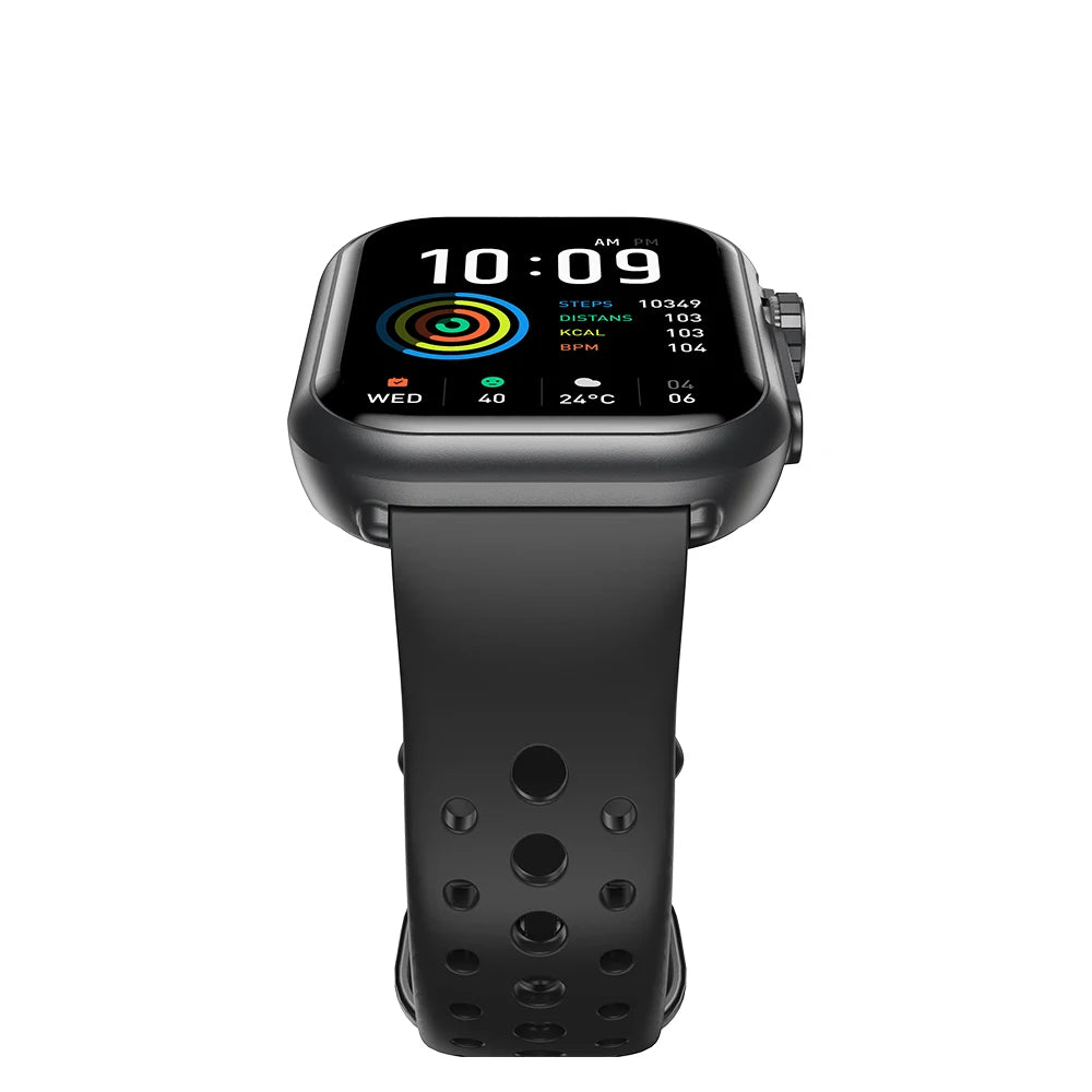 Smart Watch with 1.83-Inch Screen, 24-Hour Health Monitoring, Multiple Sports Modes, Information Reminders, Bluetooth Calling