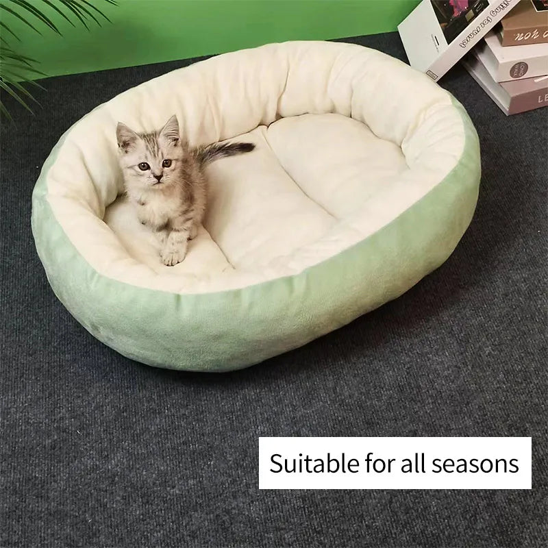 Cat & Dog Beds Oval shaped pet nest All Houses Supplies Things Habitats Basket House Beds Pet Products Cushion Goods Accessories Pet Bed