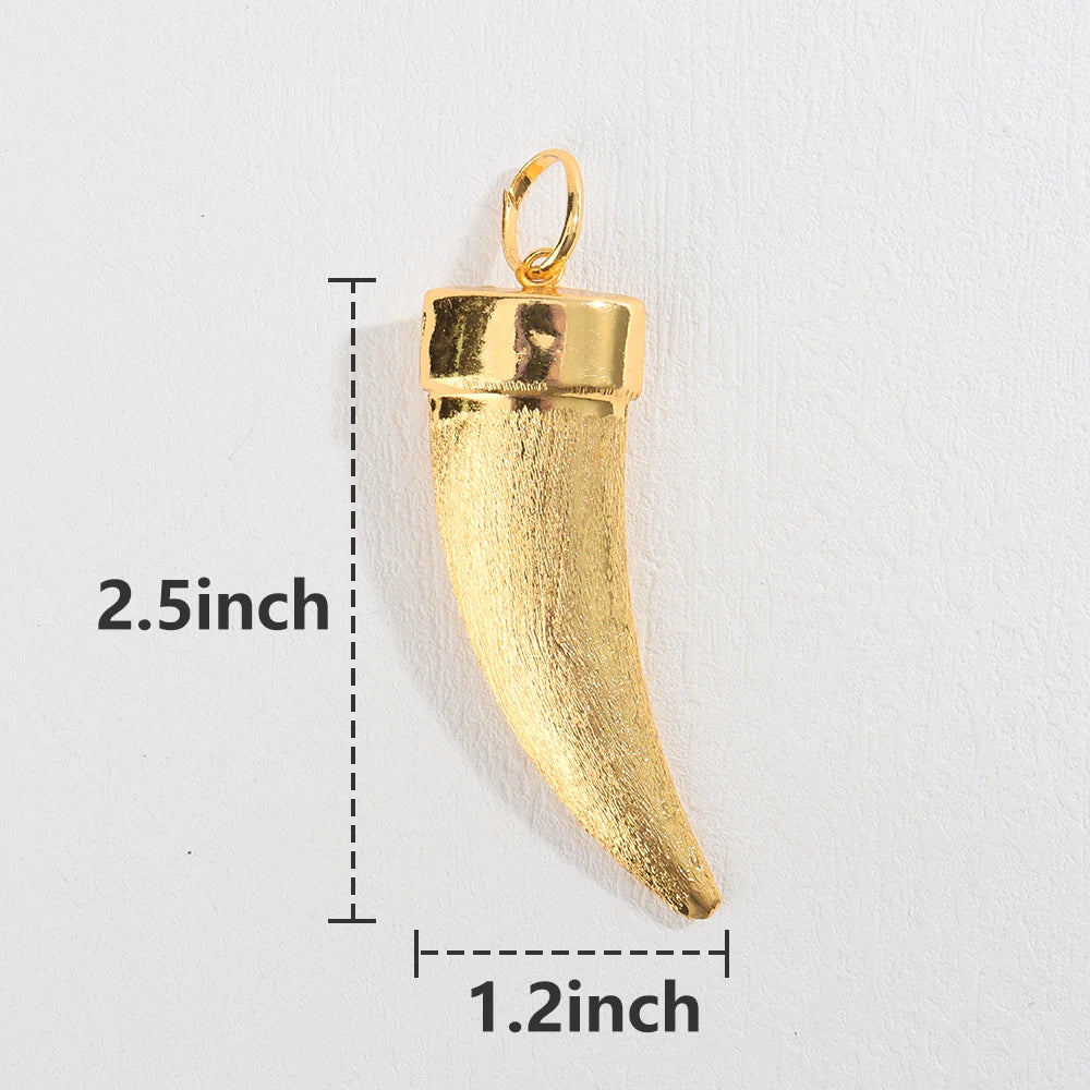 Pendant Necklace with Chain Gold Plated Dubai African Accessories For Women Big Size Men Hip Hop Fashion Jewelry