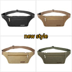 Fanny Pack Running Bags Waist Belt Bag For Women Men Canvas Purse Travel Camping Hiking Pocket Belly Pouch For Phone Coins