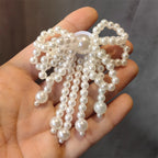 Fashion Lace pearl bow Shoe laces Charms for Sneakers Decorative Shoe Flower Buckle Premium Decorative Shoe Charm Accessories