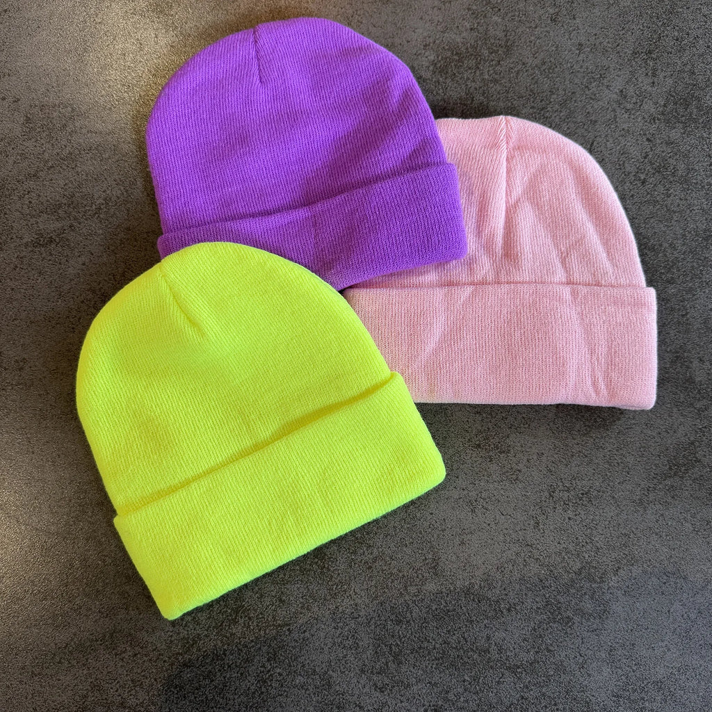 Cartoon Embroidered Beanies Popular American Anime Cartoon Embroidered Knitted Autumn Winter Warm Hat Wool Hat Gengar Beanies