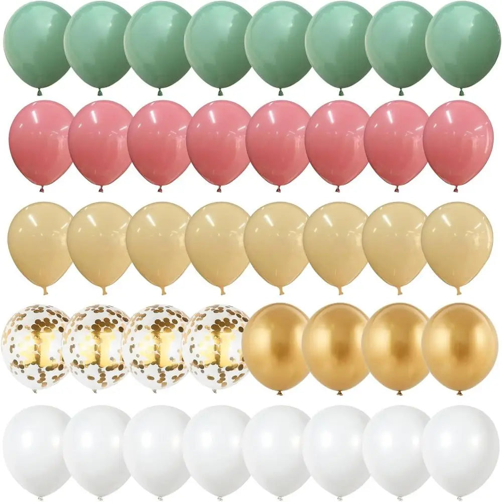 Balloons Valentine's Day Birthday Wedding Decorations Pink Happy Anniversary Arch for Structure Baby 1 Year  Gender Revelation