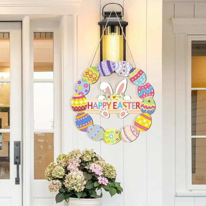 Easter Front Door Decorations Spring Easter Wall Sign Spring Wall Home Farmhouse Decorations For Yard Porch Wall Window Stairs