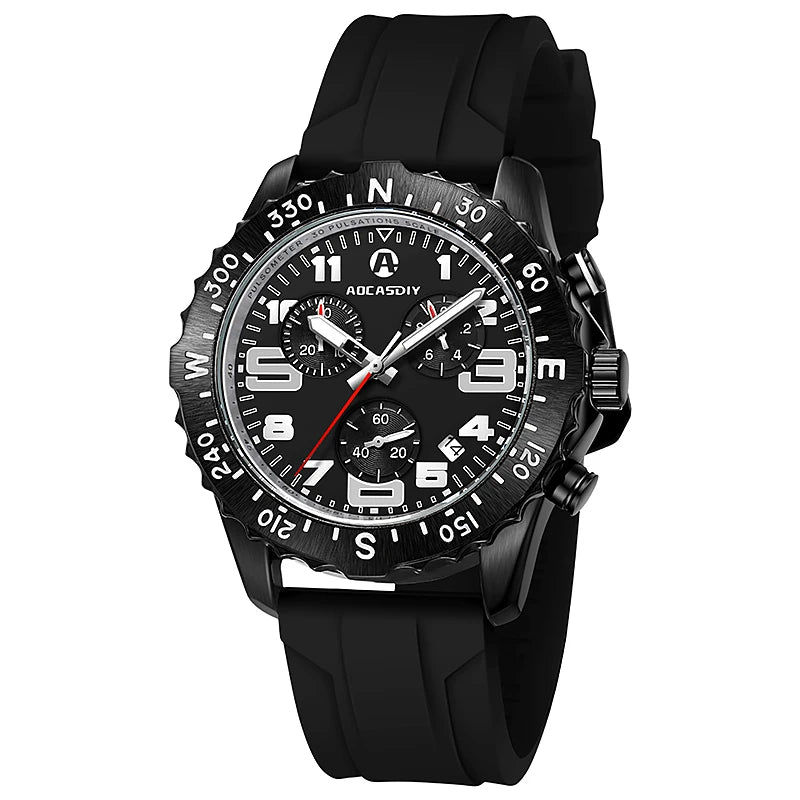 Casual Men Watch Endurance Sports Watches Luxury Waterproof Luminous Chronograph Man Wristwatch Military Quartz reloj hombre