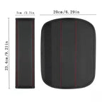 Top leather material automotive seat belt cover shoulder protector
