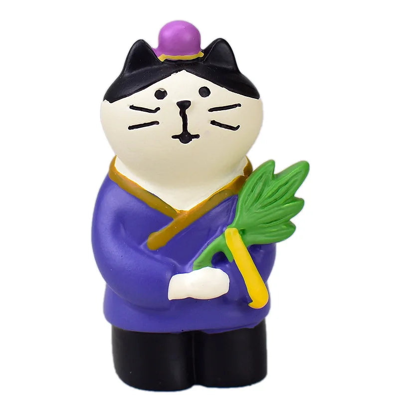 Zakka Chinese Valentine's Day Series Japan Decoration Figurines Resin Craft Desk Accessories Scene Decoration Gifts Home Decor