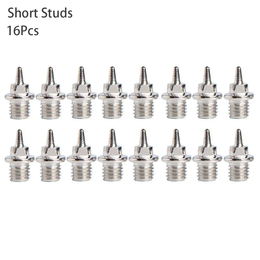 16Pcs Durable Steel Shoe Studs Field Sprinting Shoes Spikes Track Field Cross Country Track Spikes