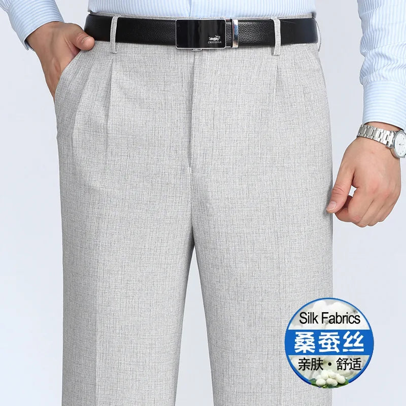 Man pants Men's clothing Pants men pantalones high waist trousers spring summer style britches streetwear casual pants office