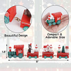 Merry Christmas Home Decor: Christmas Train, Mini Christmas Tree & Reindeer - Xmas/Navidad/Happy New Year Gift Option
