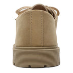 Men's wide toe barefoot shoes classic retro casual shoes lightweight outdoor sports walking shoes khaki thick soled work shoes