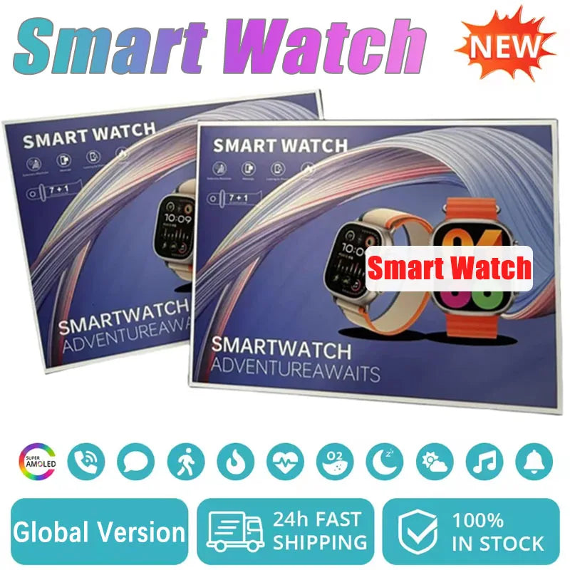 2025 New Smart Watch with Heart Rate Tracker and Sleep Monitor, Dustproof and Waterproof Features for Active Lifestyles