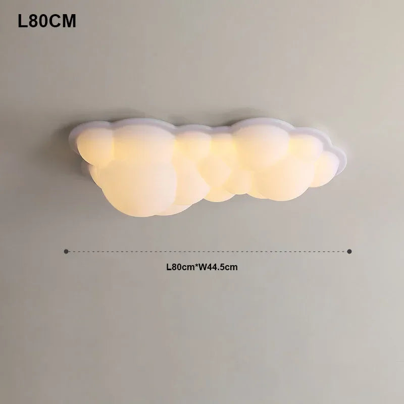 Modern living room pendant light Nordic designer pendant light bedroom dining room decoration cream style ceiling cloud light