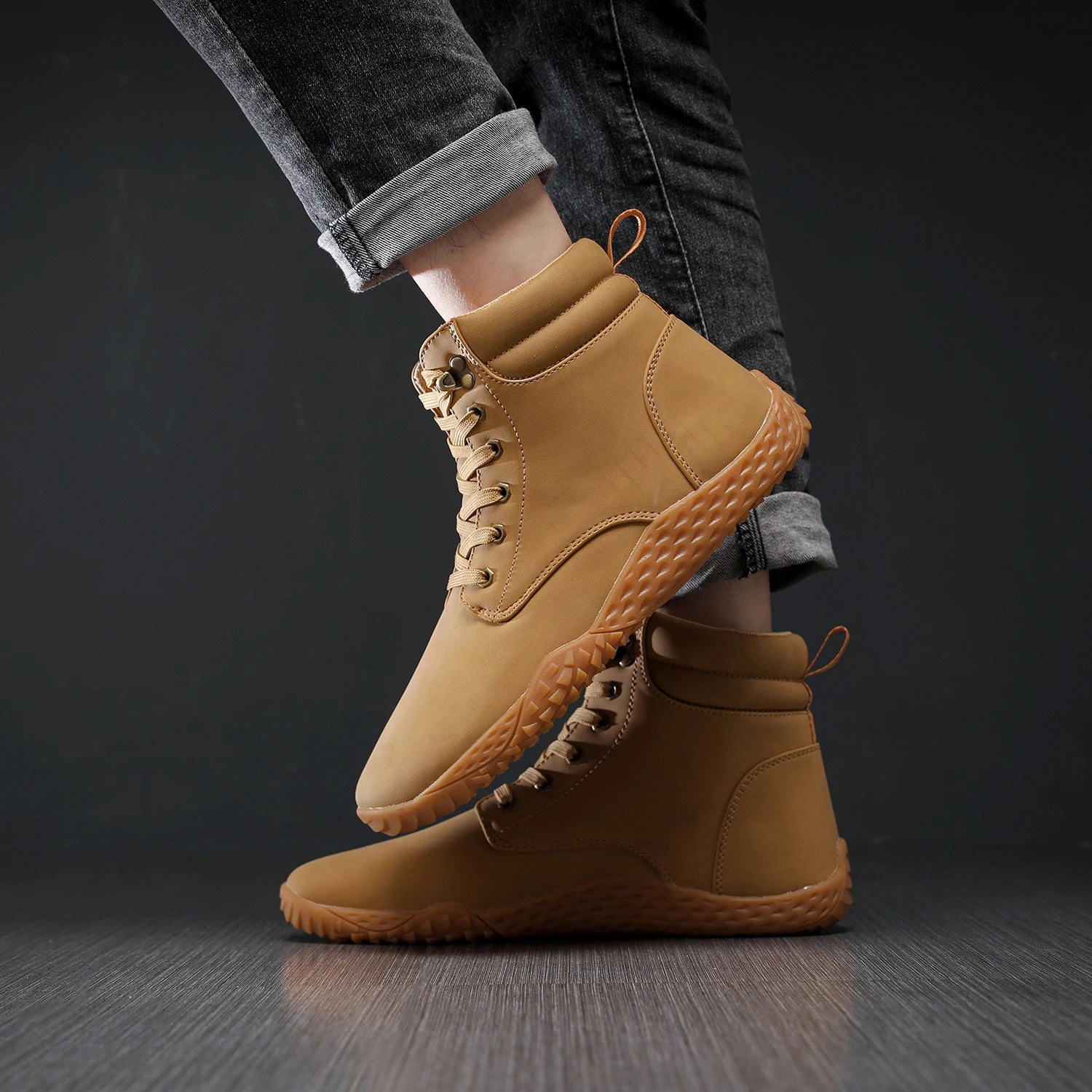 Men Wide Barefoot Shoes for Men Outdoor Trail Running Minimalist Walking Shoes Lightweight and Breathable Anti-slip sneakers